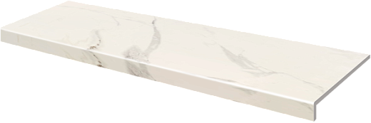 Ступень фронтальная APE Mandalay Recto White 33x120