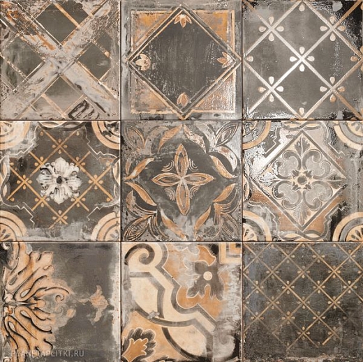Декор Mainzu Ricordi Venezziani Nero 20x20