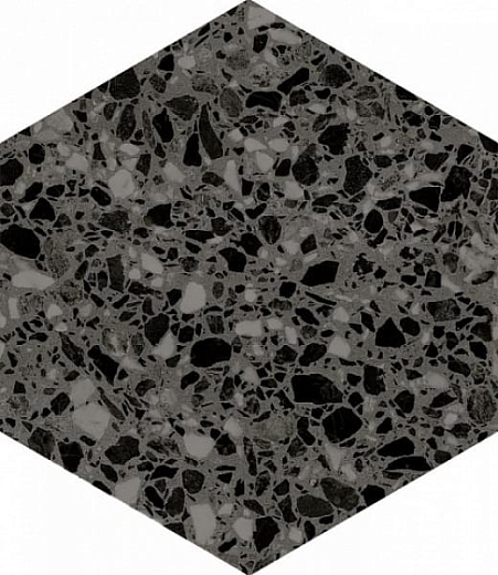 Керамогранит DNA Tiles Terrazzo Graphite 32x36.8