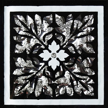 Вставка Роскошная мозаика Исида платина 6.6x6.6