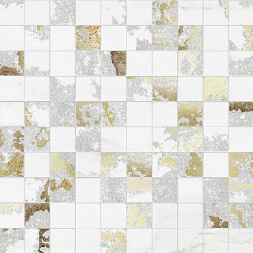 Мозаика Brennero Ceramiche Venus Mos.Q.Solitaire Mix Lapp. White tess. 30x30