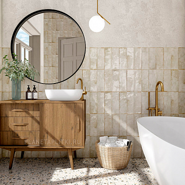 Керамическая плитка для ванной, тип плитки - декор, структурированная (рельефная)