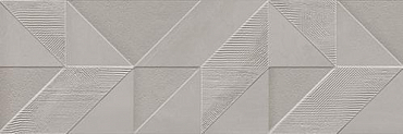 Настенная плитка Ibero Cromat-One Delice Grey 25x75