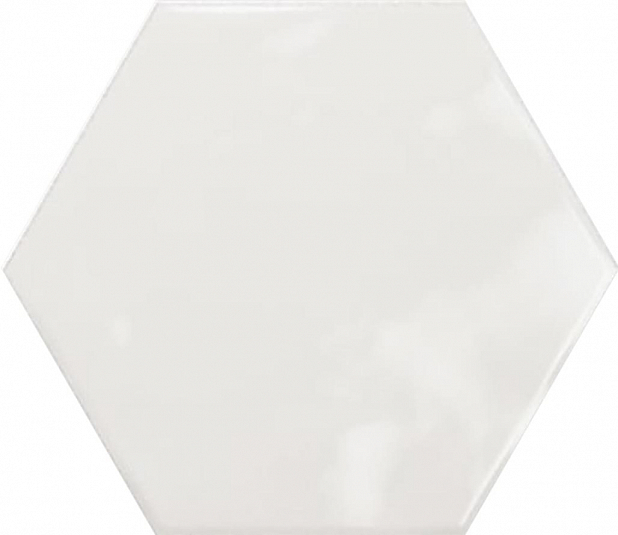 Настенная плитка Ribesalbes Geometry Hex White Glossy 15x17.3