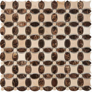 Мозаика из мрамора Pixel Mosaic PIX283 33.6x33.6
