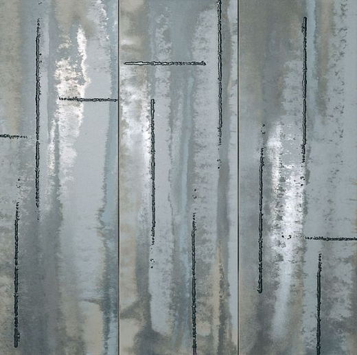 Панно FAP Ceramiche Evoque Acciaio Silver Inserto Mix 91.5x91.5