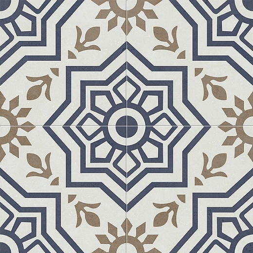 Керамогранит Etili Seramik Bursa Blue Pre-cut 45x45