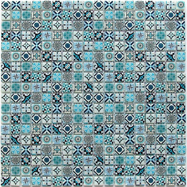 Мозаика Bonaparte Xindi Blue 30x30