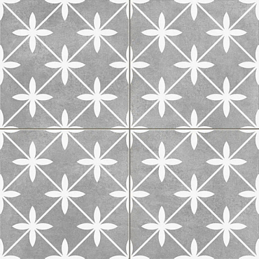  NiceKer Chic Poole Grey 45x45