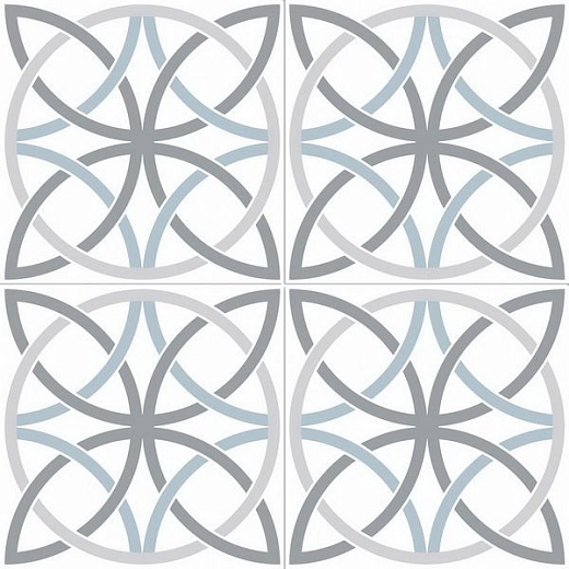 Напольная плитка Dual Gres Chic Bosham White 45x45
