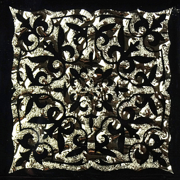 Вставка Роскошная мозаика Катар золото 8x8