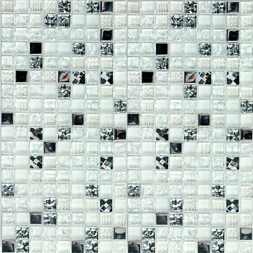 Мозаика Bonaparte Crystal white 30x30
