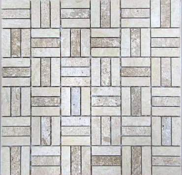 Мозаика Философия Мозаики Travertine 48*15-7M 30x30