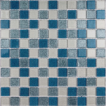 Мозаика Bonaparte Shine Blue 30x30