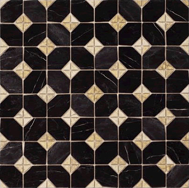 Декор Vives Ceramica Iliada - PR Negro 43.5x43.5