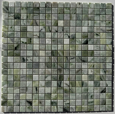 Мозаика из мрамора Pixel Mosaic PIX 312 Jet Green 30.5x30.5