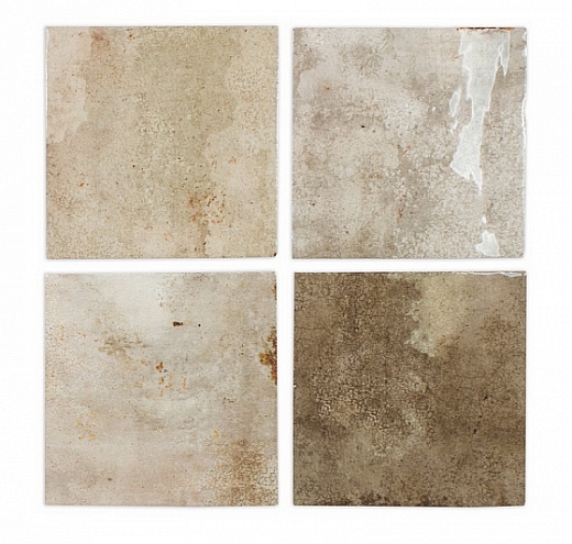 Настенная плитка DNA Tiles Enamel Square Truffle 12.5x12.5