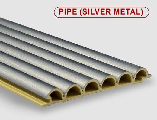 Бамбуковые панели Bonaparte Pipe silver metal 12.3x280