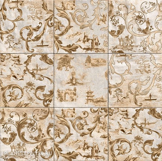 Декор Mainzu Singapur Brown 20x20