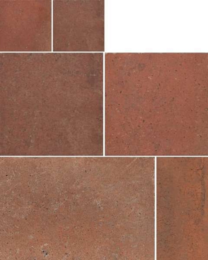 Керамогранит Cir Ceramiche Italica Modulare 39 Terra Bruciata (комплект 2шт 20x20, 1шт 20x40, 2шт 40x40, 1шт 40x60,8) 80x100