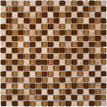 Мозаика из мрамора и стекла Pixel Mosaic PIX737 30x30