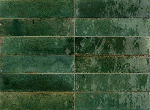 Керамогранит Marazzi Italy Lume Green Lux M6RQ 6x24