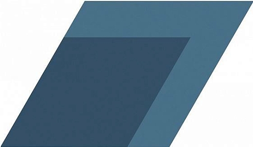 Керамогранит WOW Flow Diamond Decor Blue 14x24