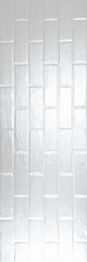Настенная плитка Delacora Brick White Gloss 25x75