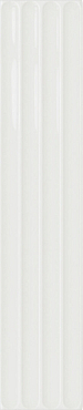 Настенная плитка DNA Tiles Plinto In White Gloss 10.7x54.2