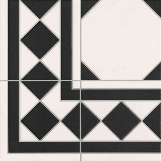Напольная плитка Realonda Oxford Negro Esquina 33x33