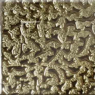 Вставка Роскошная мозаика Моноколор золото 6.6x6.6