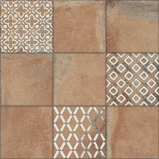 Керамогранит La Platera Kube Quinta Cotto-Carrara 45x45