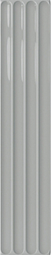 Настенная плитка DNA Tiles Plinto In Grey Gloss 10.7x54.2