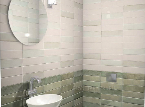 Дизайн-проект ванной комнаты - плитка Cifre Omnia