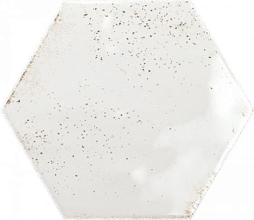 Настенная плитка Ribesalbes Hope Hex White Glossy 15x17.3