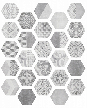 Керамогранит универсальный ITT Ceramic Nuuk Hexa 23.2x26.7