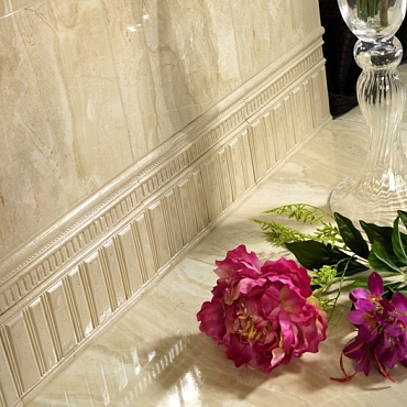 Cenefa Daino Reale Beige4x25