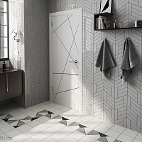 Настенная плитка Equipe Chevron Wall