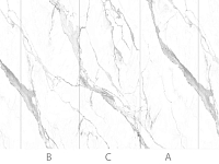 Bonaparte Calacatta White glossy