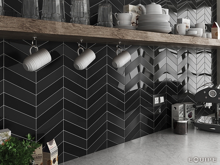 Настенная плитка Equipe Chevron Wall
