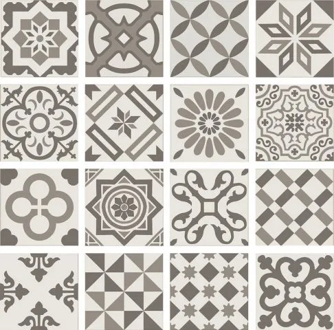 Декор Ribesalbes Antigua Decor Gris 20x20