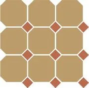 Керамогранит Topcer 4403 OCT04-1Ch Yellow OCTAGON 03/Caramel Dots 30x30