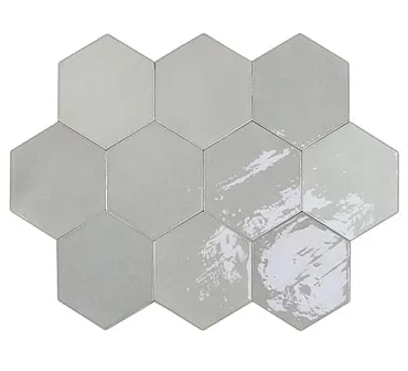 Настенная плитка WOW Zellige Hexa Grey 10.8x12.4