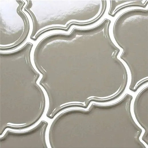 Мозаика Философия Мозаики Porcelain Arabesko Plate Grey 21.85x21.85