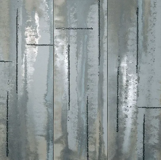 Панно FAP Ceramiche Evoque Acciaio Silver Inserto Mix 91.5x91.5