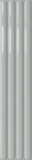 Настенная плитка DNA Tiles Plinto Out Grey Gloss 10.7x54.2
