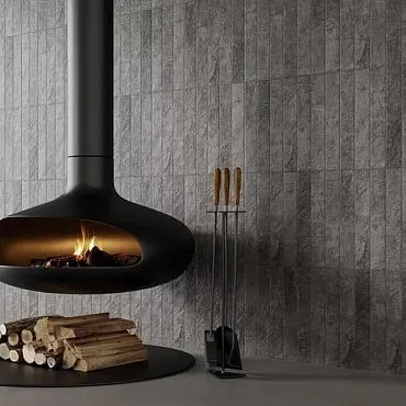 Carrizo Basalt Elewacja Struktura Stripes Mix Mat6.6x40