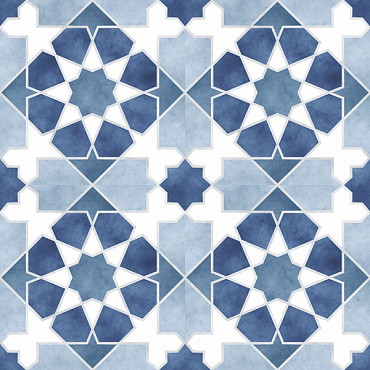 Напольная плитка Kerlife Ceramicas Rabat Blue 45x45
