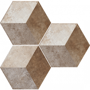 Керамогранит Fioranese Heritage Deco Exagona Texture 2 34.5x40