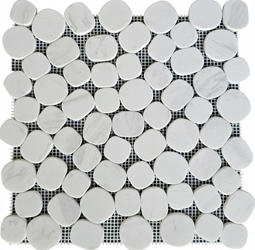 Мозаика из мрамора Pixel Mosaic PIX 310 Volakas White 30x30